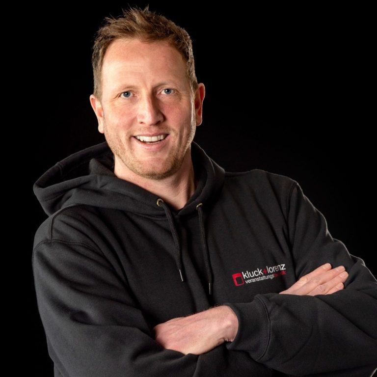 Jens Kluck, Geschäftsführer und Inhaber JK Veranstaltungstechnik, Jens Kluck, Veranstaltungskaufmann, Ausbilder IHK, Geschäftsführer und Inhaber JK Veranstaltungstechnik Wendeburg